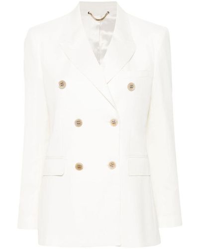 Golden Goose Double-breasted Blazer - White