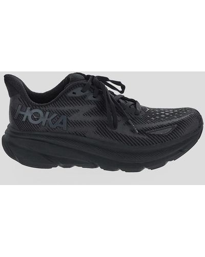 Hoka One One Clifton 9 Sneakers - Black