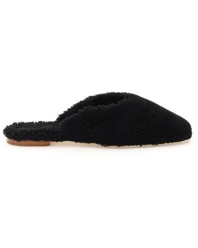 Sleeper Lulu Shearling Slippers - Black