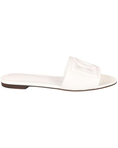 Dolce & Gabbana Flat Shoes White