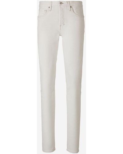 Tom Ford Slim Fit Cotton Jeans - White