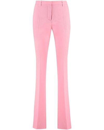 Versace Wool Trousers - Pink