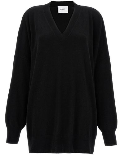 Nude Oversize Sweater - Black