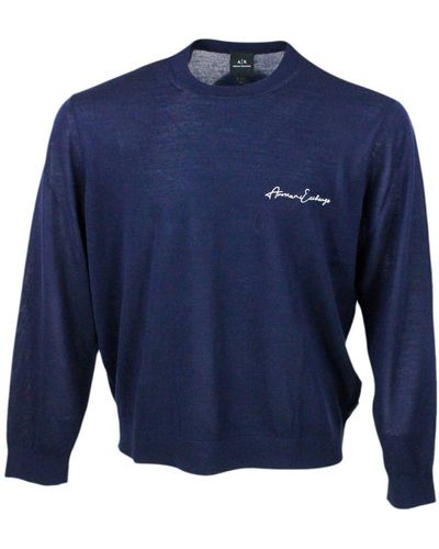 Armani Exchange Sweaters - Blue