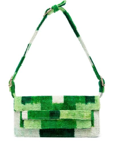 La Milanesa Ramina Shoulder Bag - Green