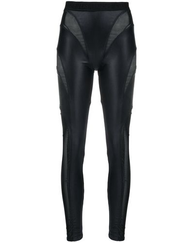 Versace Cut Out Tape Jegging Fouseux - Black