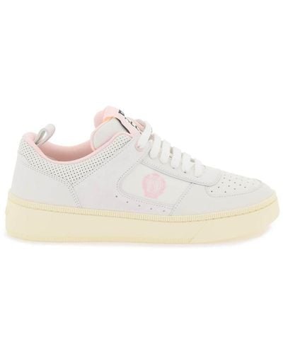 Bally Leather Riweira Trainers - White
