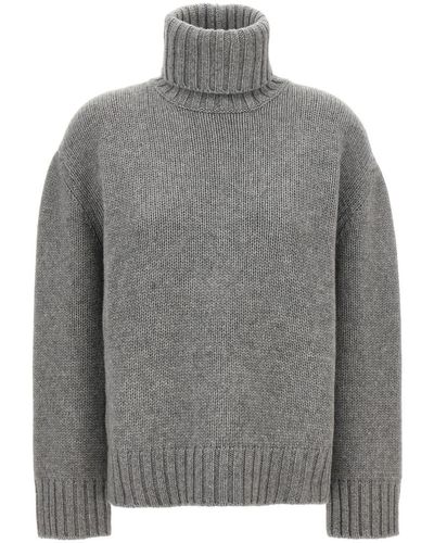 Fabiana Filippi High Neck Sweater - Grey