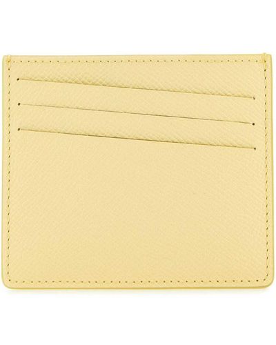 Maison Margiela Card Holder Slim 6 Cc - Yellow