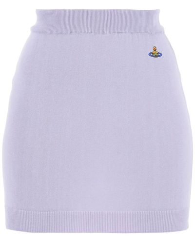 Vivienne Westwood Bea Mini Skirt - Purple