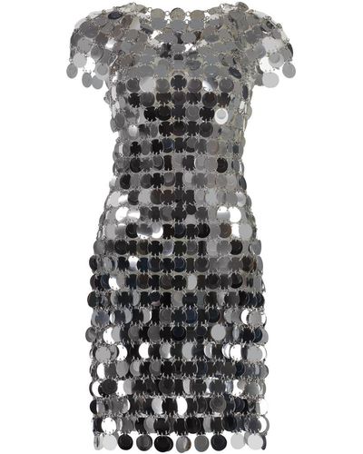 Rabanne Sparkles Mini Dress - Black