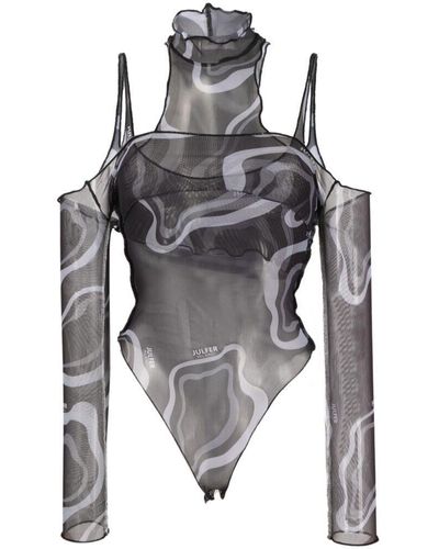 Julfer Bodysuits - Grey