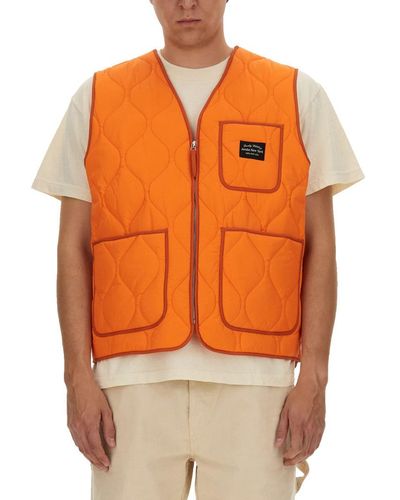 AWAKE NY Vests With Logo - Orange
