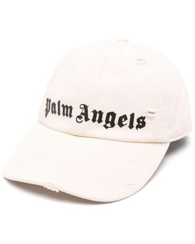 Palm Angels Caps - White