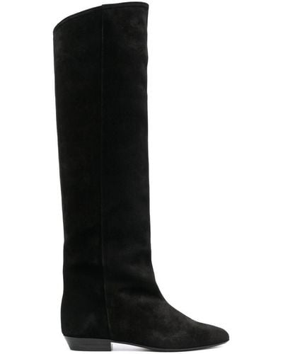 Isabel Marant Skarlet Leather Boots - Black