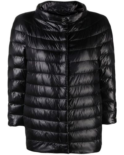 Herno Cape Puffer Jacket - Women's - Down/feather/polyamide - Black