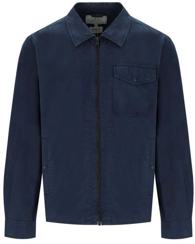 Woolrich Garment-Dyed Shirt Jacket - Blue