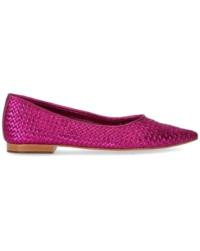 Strategia Liya Fuchsia Ballet Flat Shoe - Purple