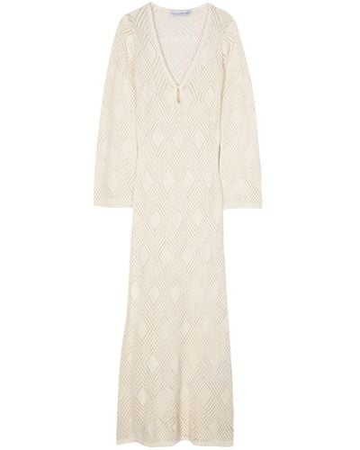 Faithfull The Brand Serena Knitted Dress - White