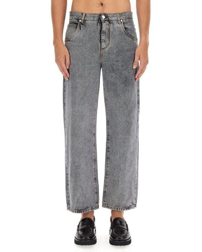 Etro Easy Fit Jeans - Grey