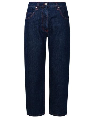 MSGM Cotton Jeans - Blue