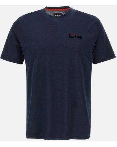 Kiton T-Shirts And Polos - Blue