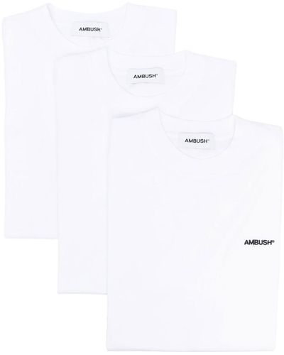 Ambush Logo Cotton T-Shirt - White
