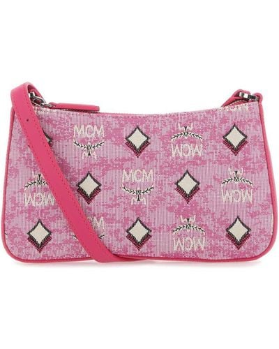 MCM 'aren' Mini Crossbody Bag - Pink