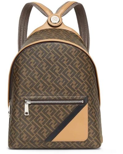 Men's One-Shoulder Travel Backpack, FENDI