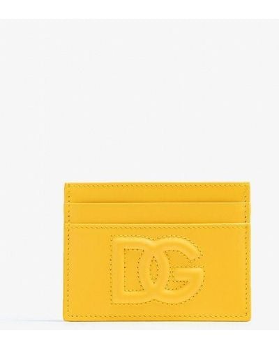 Dolce & Gabbana Small Leather Goods - Yellow