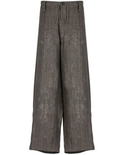 Yohji Yamamoto Pour Homme Pants - Gray