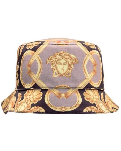 Versace Baroque Bucket Hat - Natural
