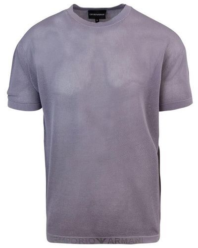 Emporio Armani T-Shirts - Purple