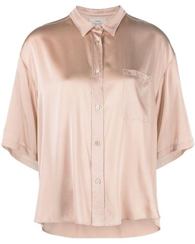 Forte Forte Forte_forte Stretch Silk Satin Shirt - Pink