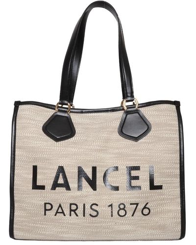 Lancel Hand Held Bag. - Natural