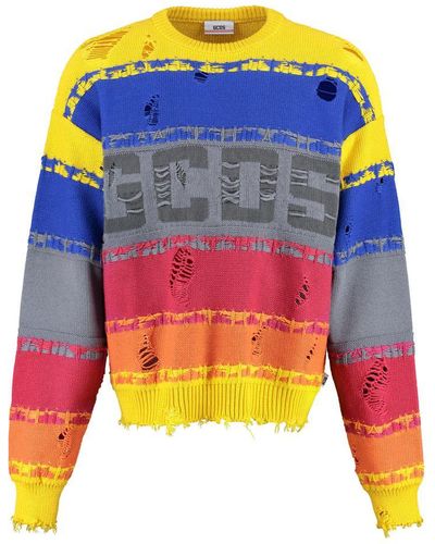 Gcds Wool Blend Jumper - Multicolour