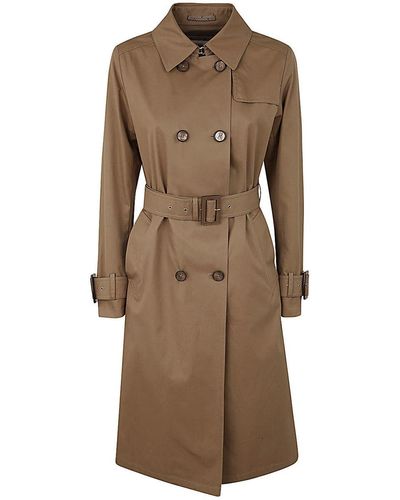 Herno Trench Clothing - Brown