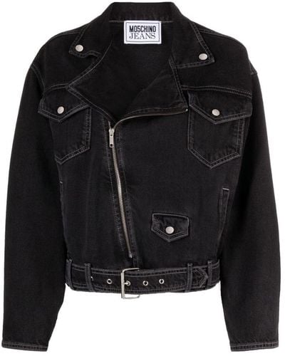 Moschino Jeans Outerwears - Black