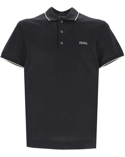 Zegna T-Shirts And Polos - Black