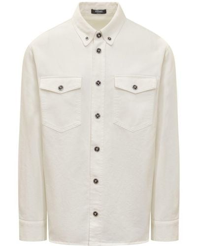 Versace Denim Shirt - White