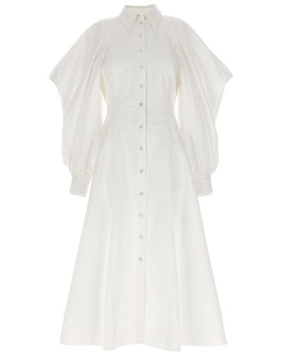 Mid-length dress Alexander McQueen Multicolour size 40 IT in Cotton -  39365712