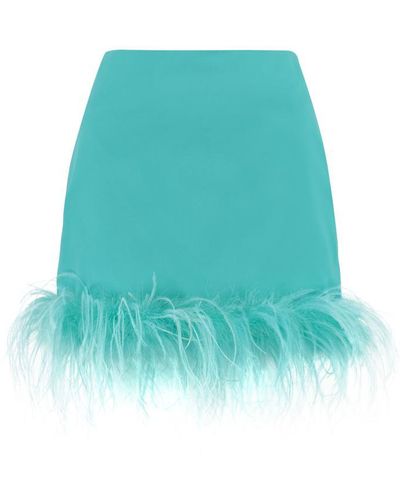 GIUSEPPE DI MORABITO Cotton Mini-skirt - Blue