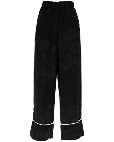 Off-White c/o Virgil Abloh Jacquard Pijama Trousers - Black