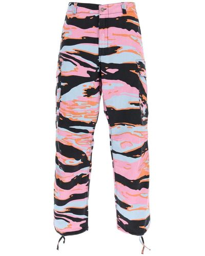 ERL Camouflage Cargo Pants - Multicolour
