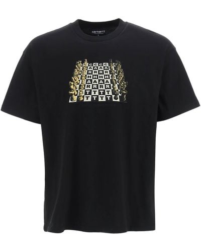 Carhartt Chessboard T-shirt - Black