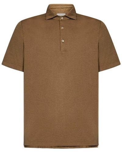 Boglioli Cotton Polo Shirt - Brown