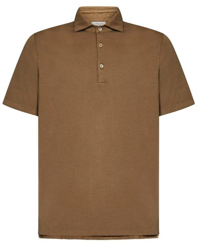 Boglioli Cotton Polo Shirt - Brown