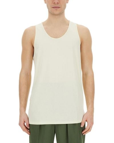 Lemaire Cotton Tank Top - White