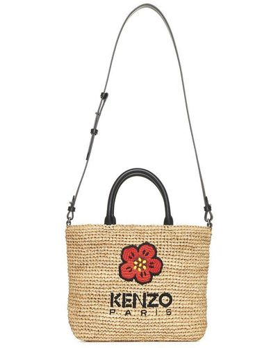 KENZO 'Boke Flower' Small Shopping Bag - Metallic