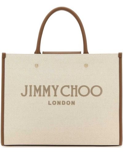 Jimmy Choo Handbags. - Natural